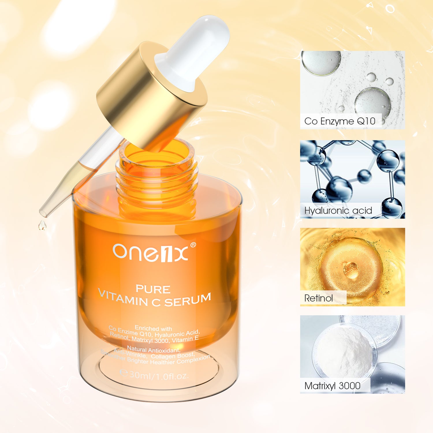 ONE1X Pure Vitamin C Serum, 30ml