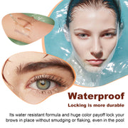 ELAIMEI Tattoo Eyebrow Gel, Long-Lasting Tint (Dark Brown)