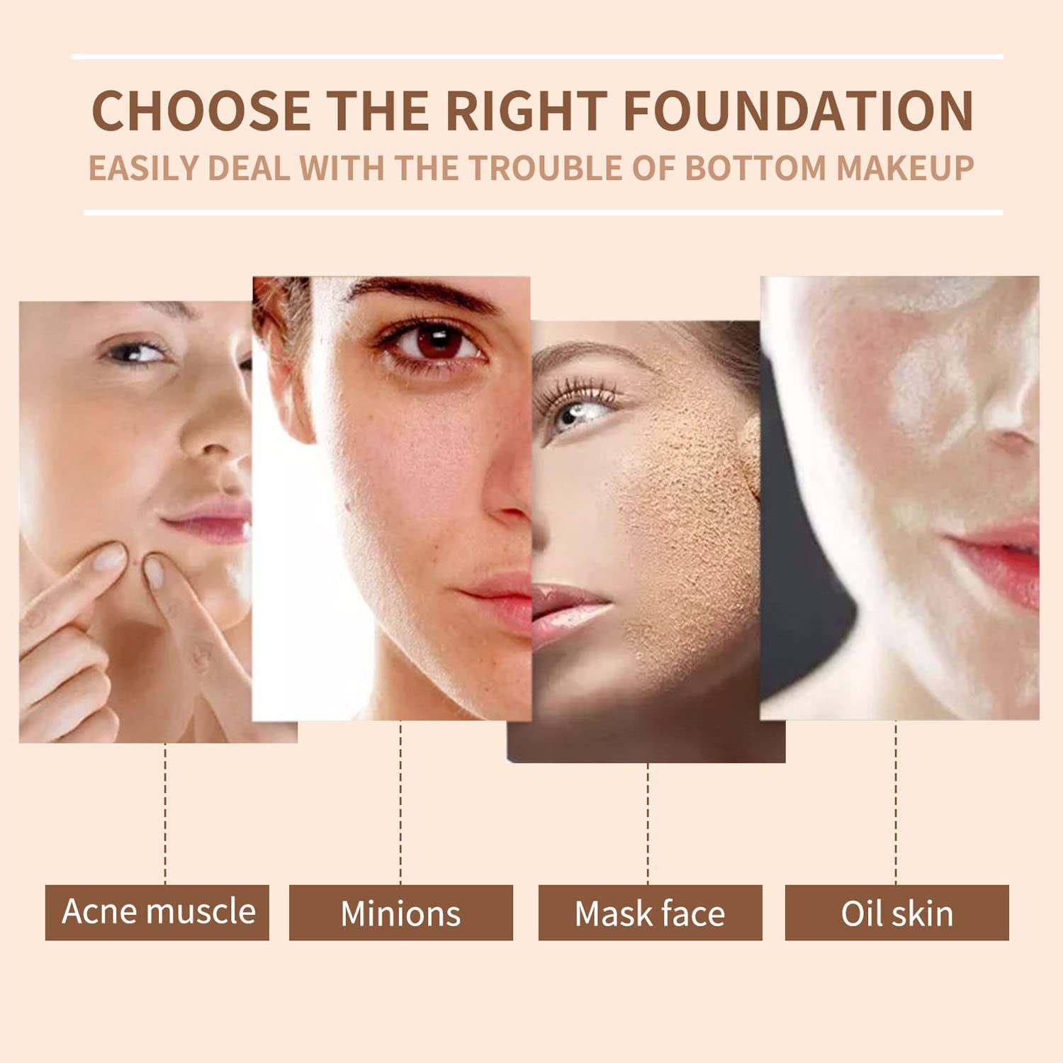 ALIVER Air Cushion CC Cream Foundation, Ivory