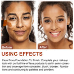 ALIVER Full Coverage Colour Changing Concealer, Coffee Color