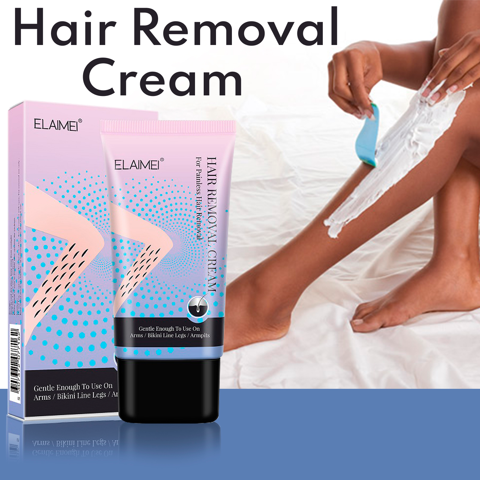 ELAIMEI Depilatory Hair Removal Cream for Body, 50ml