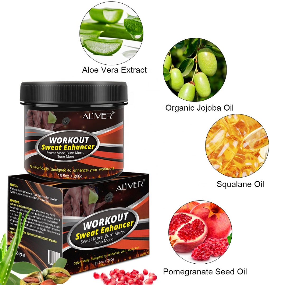 ALIVER Hot Sweat Body Cream, 200g