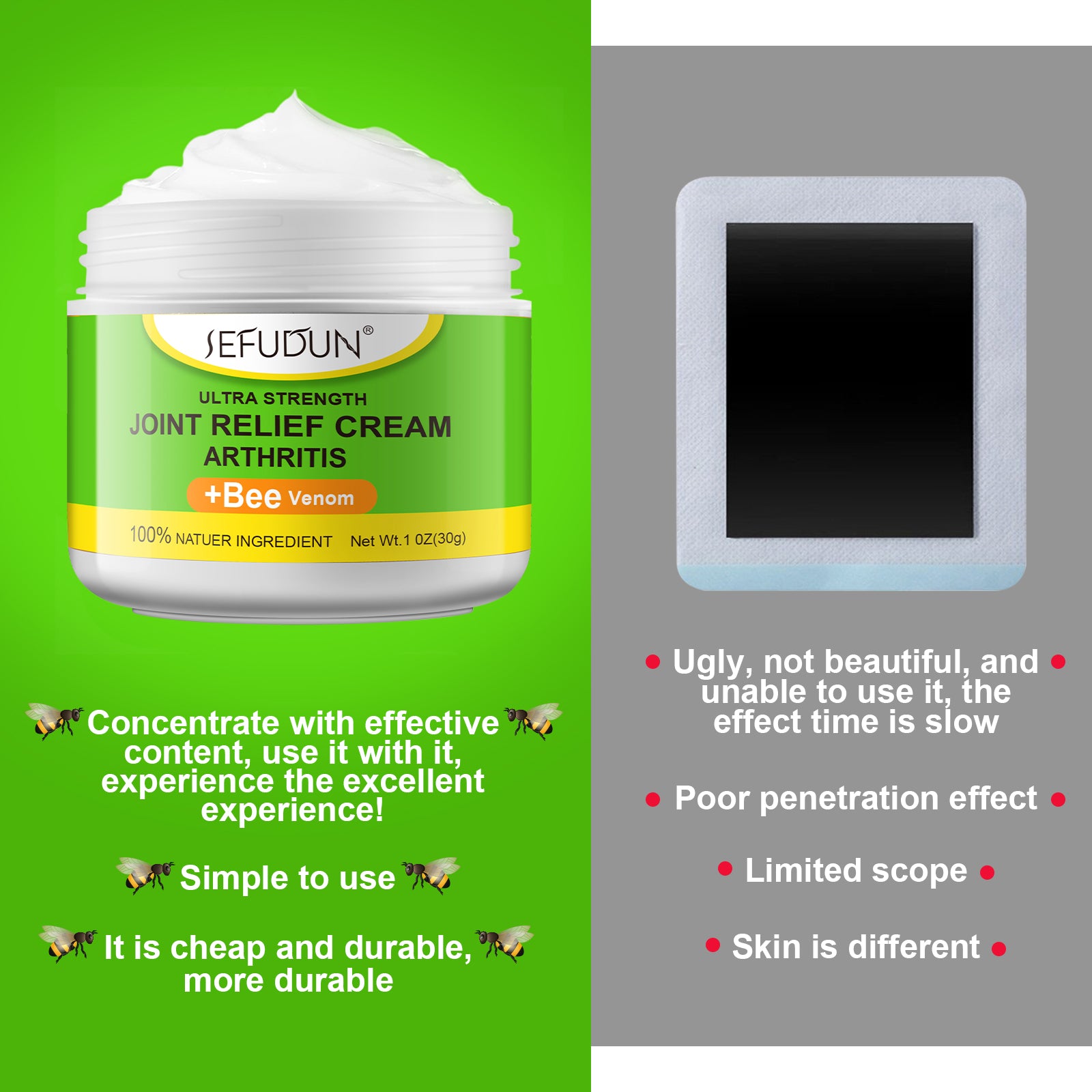 SEFUDUN Joint Relief Cream, 30g