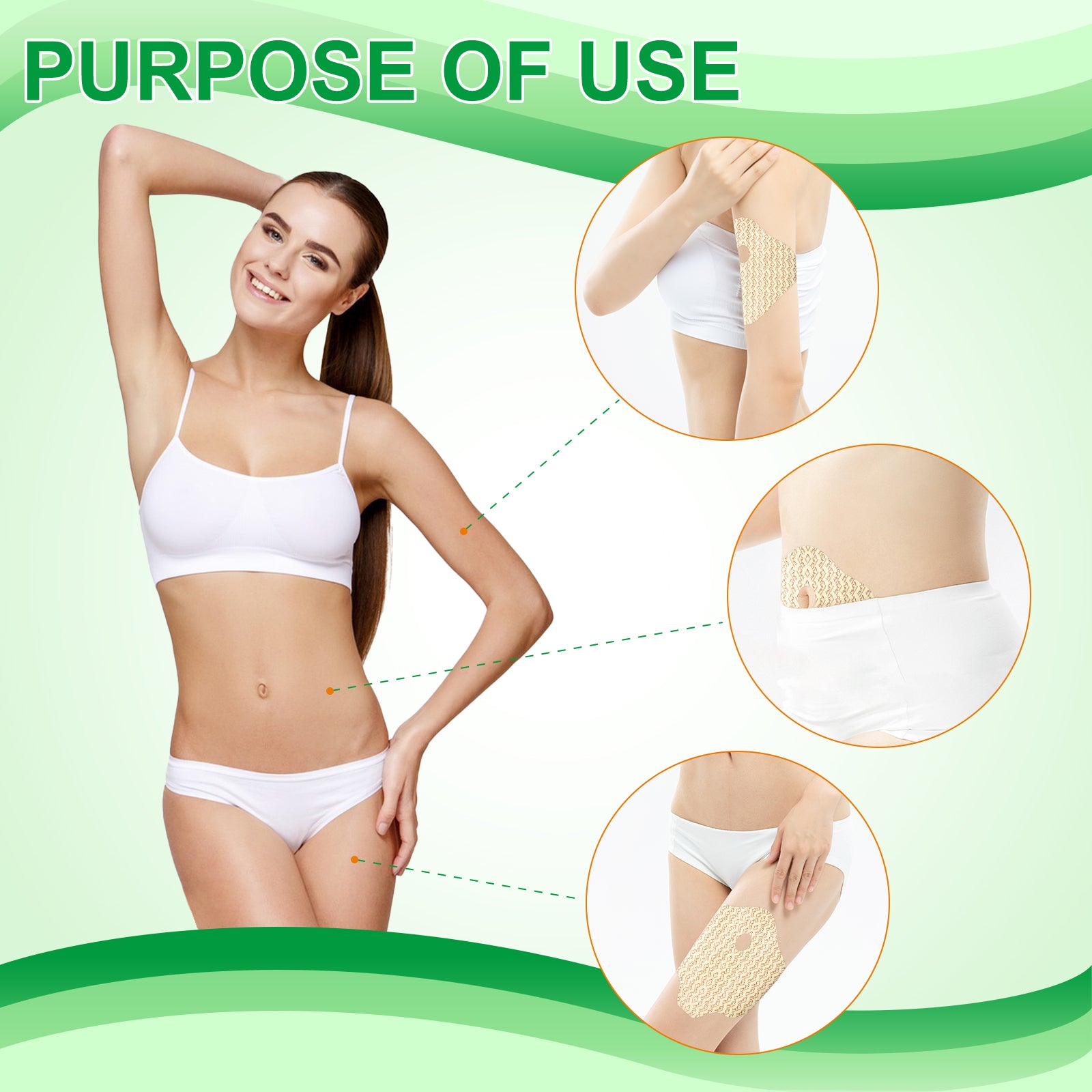 ALIVER Wonder Belly Slimming Patches, 10pcs