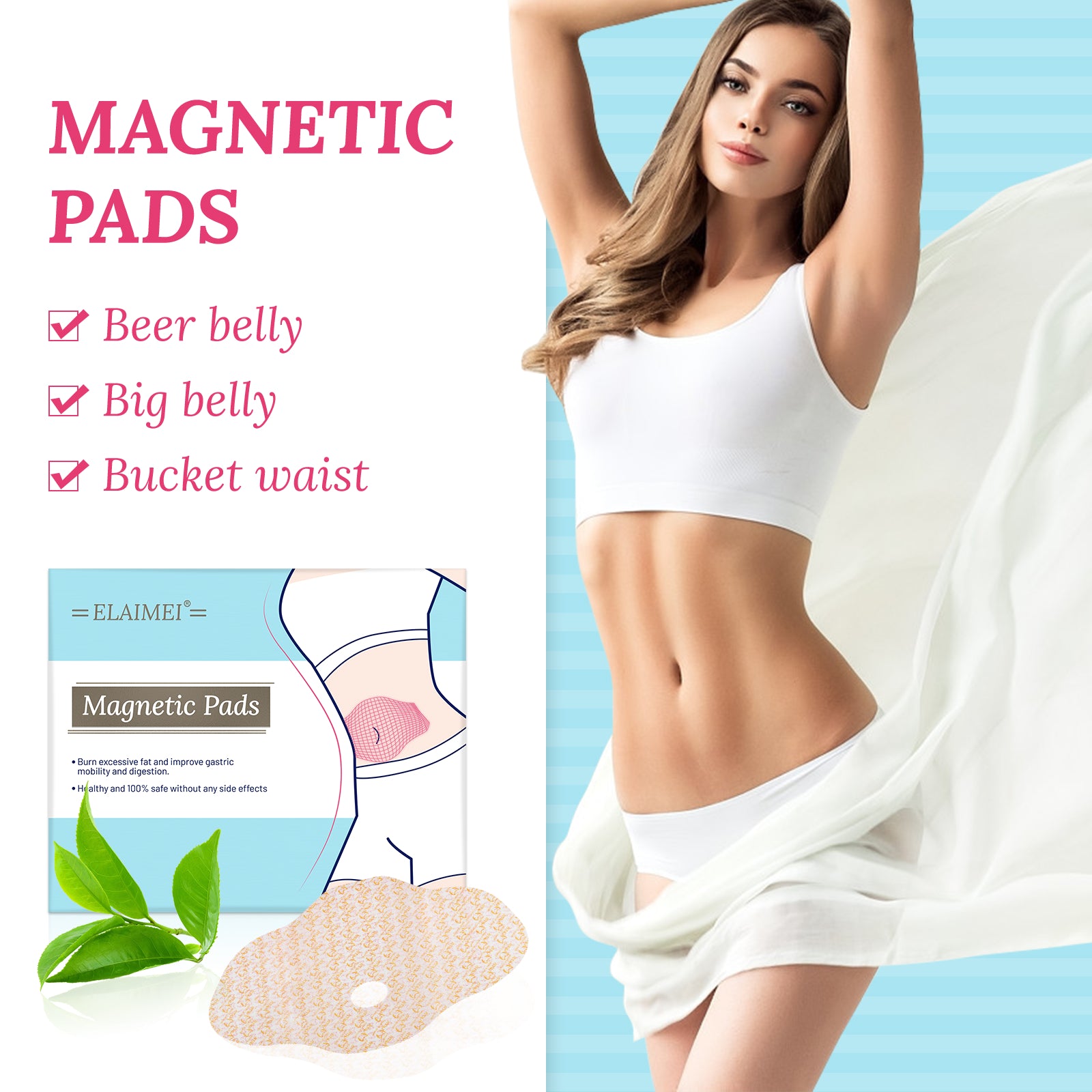 ELAIMEI Magnetic Slimming Patches for Body Fat Burning