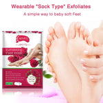 Aliver Rose Soft Foot Peel Mask for Feet Dead Skin Remover