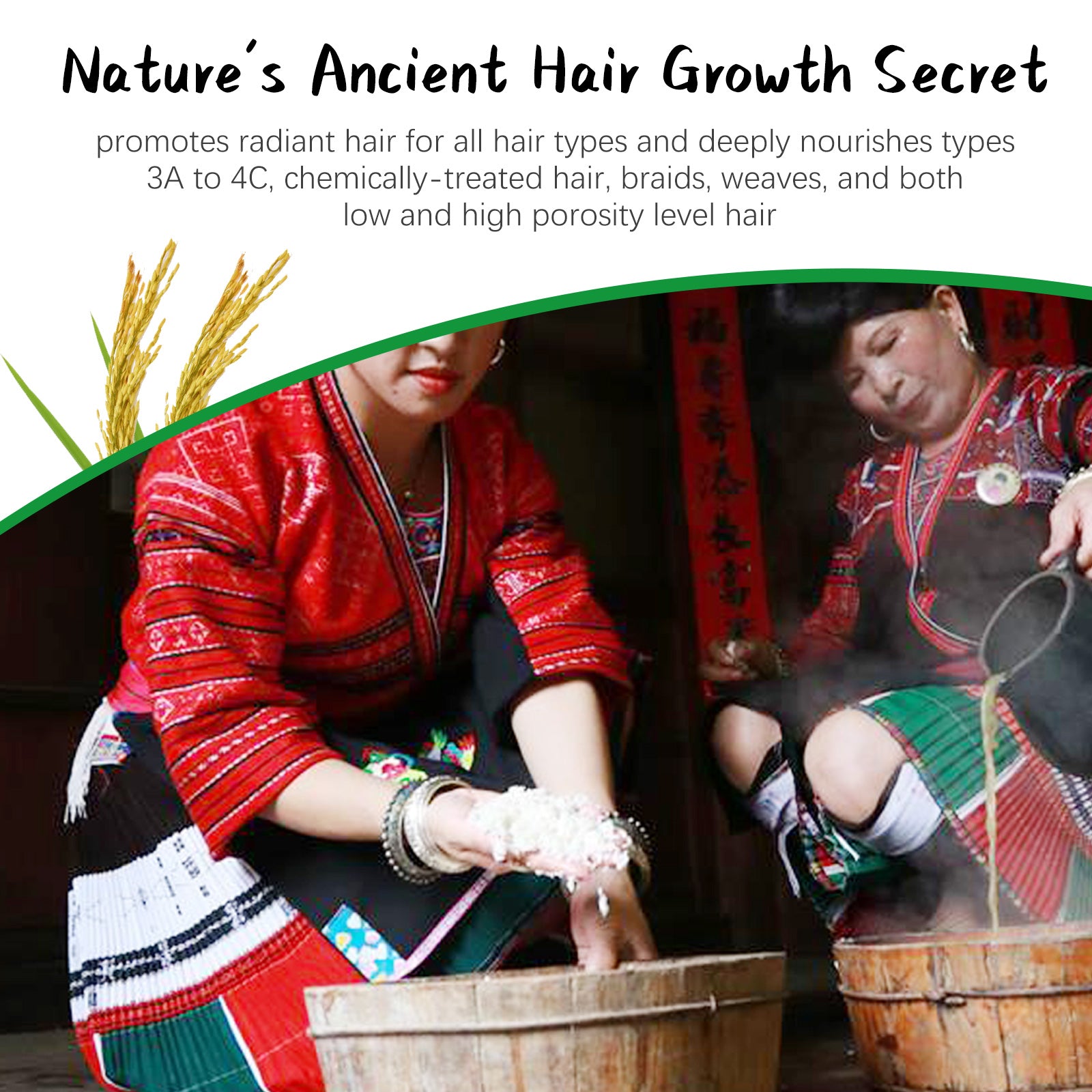 SEFUDUN Rice Water Hair Growth Shampoo, 300ml