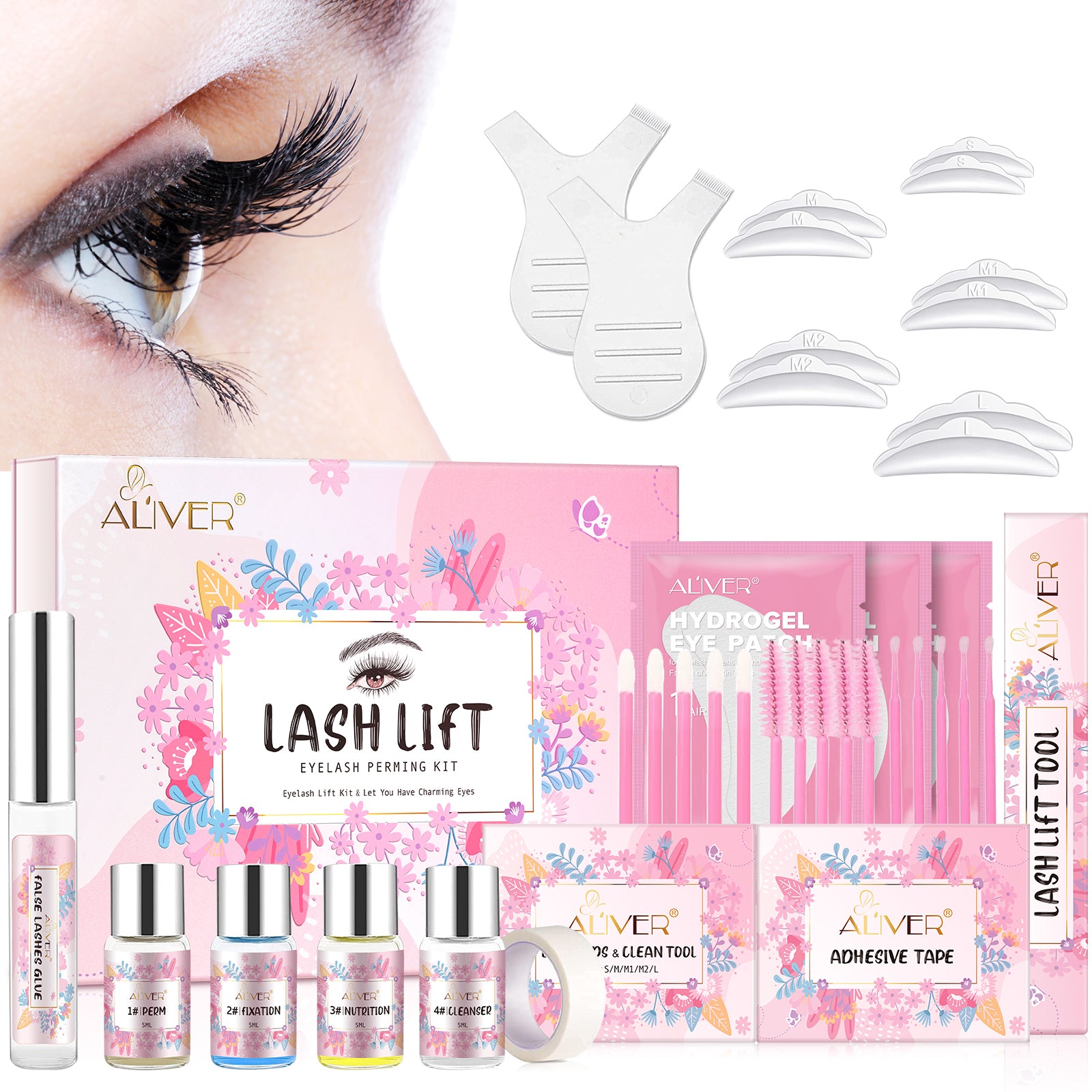 ALIVER Eyelash Extension Lift Kit