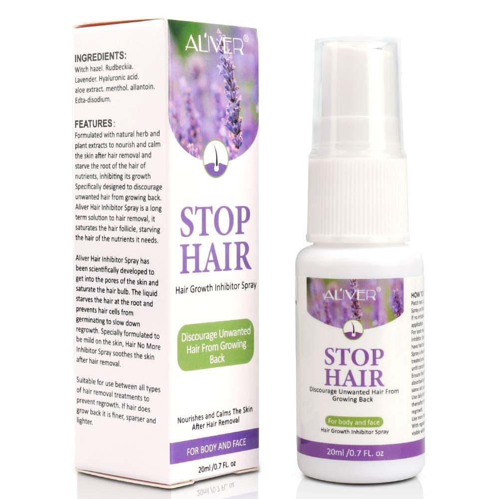 Aliver Stop Hair Growth Inhibitor Spray for Body Face