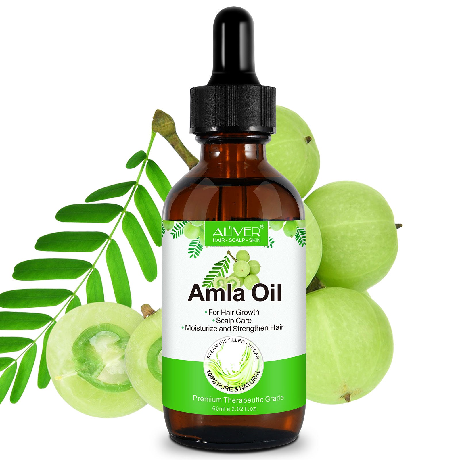 ALIVER Amla Oil for Hair Growth, 60ml