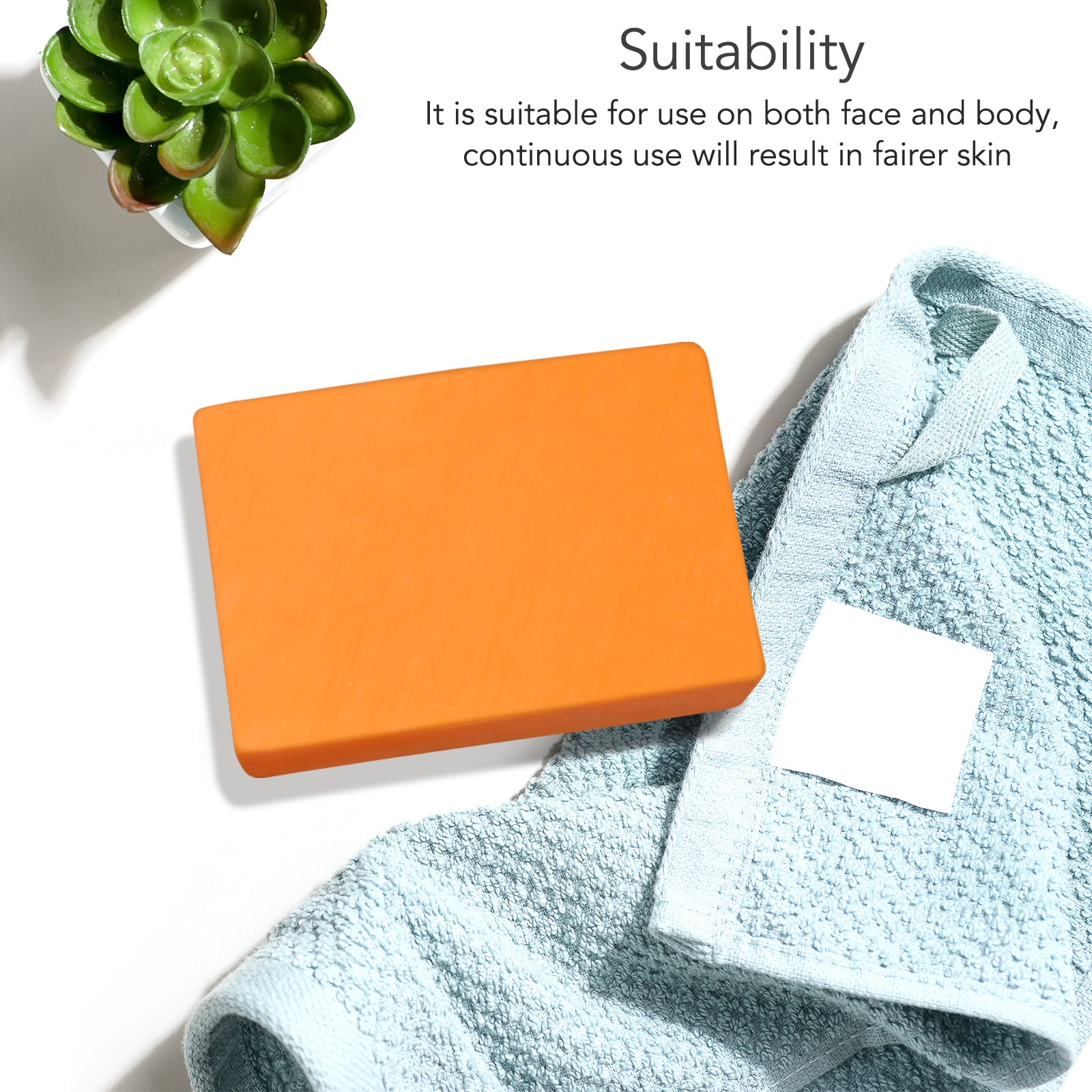 ELAIMEI Papaya Kojic Acid Soap for Face and Body, 100g