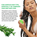 ALIVER Organic Rosemary Hair Growth Shampoo Bar, 60g