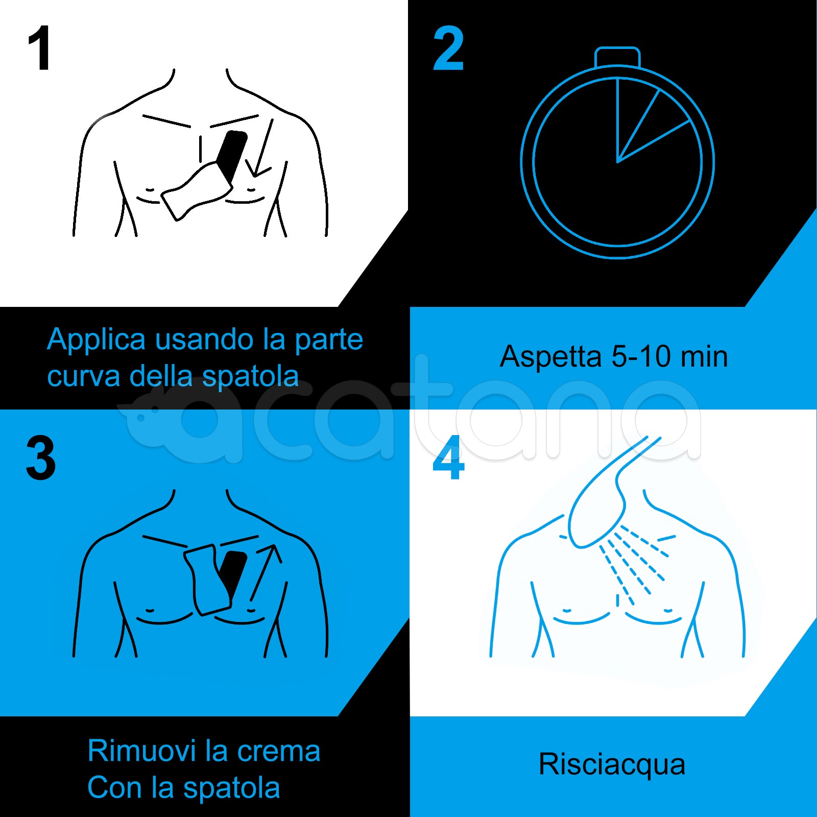 ALIVER Intimate Area Hair Removal Cream for Men, 60g