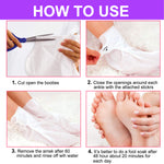 Aliver Exfoliating Foot Peel Mask Baby Soft Feet Smooth Socks Callus Hard Dead Skin Remove Spa Lavender (1 pair)
