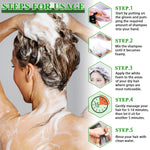 SEFUDUN 3in1 DARK BROWN Hair Dye Shampoo, 500ml