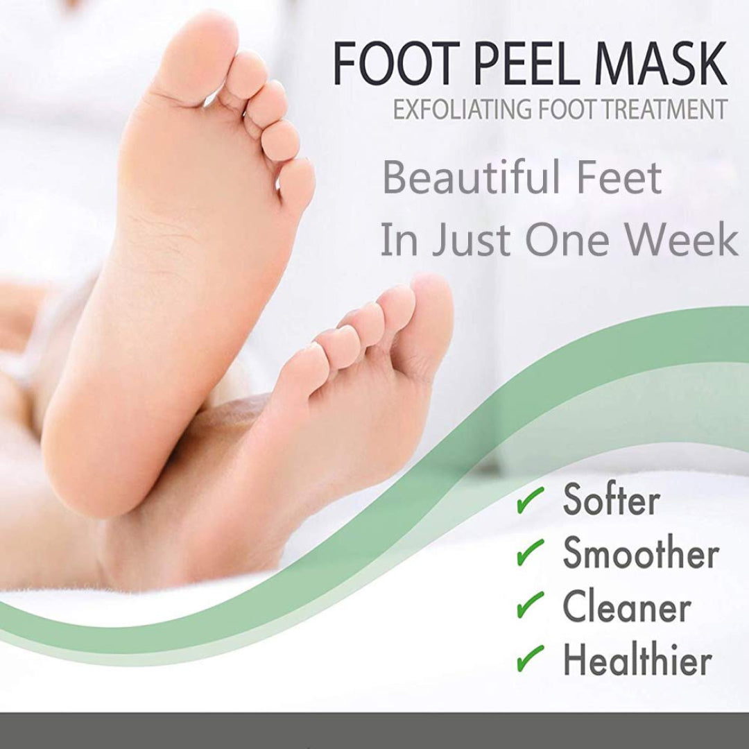 BESTNIFFES Exfoliating Foot Peel Mask, 3 pairs (ALOE)