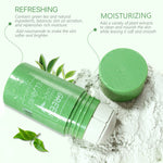 ELAIMEI Purifying Clay Stick Cleanser Mask for Face, Green Tea