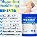 ALIVER Magnesium Chloride Flakes, 100% Natural Bath Salts 350g