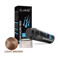 ELAIMEI Hair Loss Building Fibers, 27.5g (Light Brown)