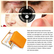 ELAIMEI Papaya Kojic Acid Soap for Face and Body, 100g