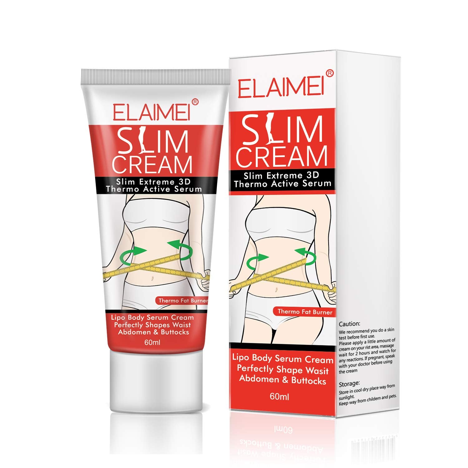 ELAIMEI Slimming Cream for Body, Fat Burning Serum, 60ml