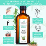 NIFEISHI Authentic Jamaican Black Castor Oil with Rosemary, 100ml