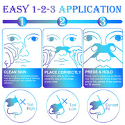ELAIMEI Anti Snore Nasal Strips, 80pcs