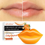 SEFUDUN Orange Collagen Lip Mask, pack of 20pcs
