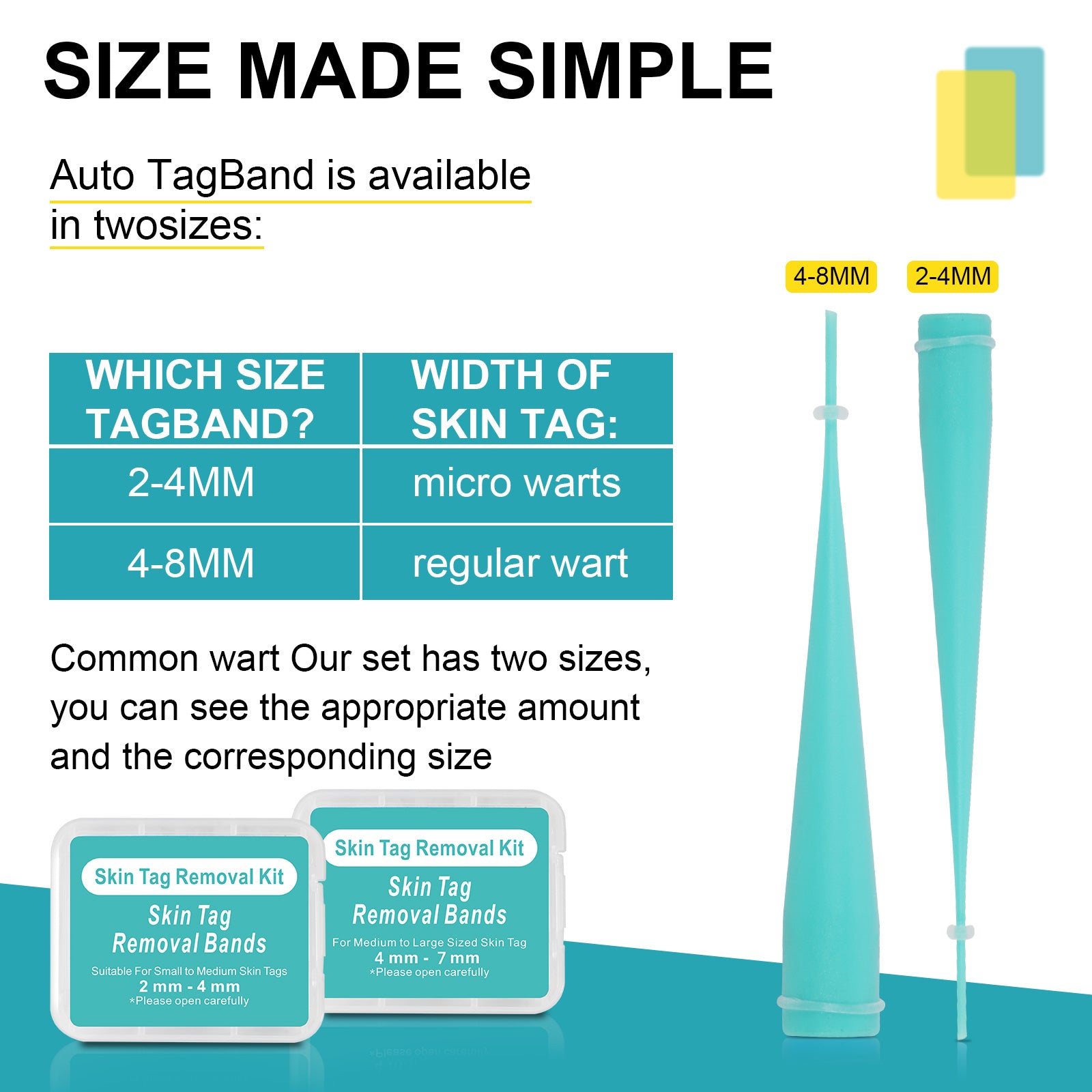 ELAIMEI 2in1 Fast & Effective Skin Tag Remover Kit