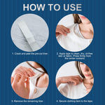 ELAIMEI Fashion Clear Tape, Double Sided Clothing Strips, 80pcs pack