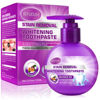 SEFUDUN Stain Removal Whitening ToothPaste, 110ml (Passion Fruit)