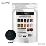 ELAIMEI Hair Loss Building Fibers, 100g (Black)