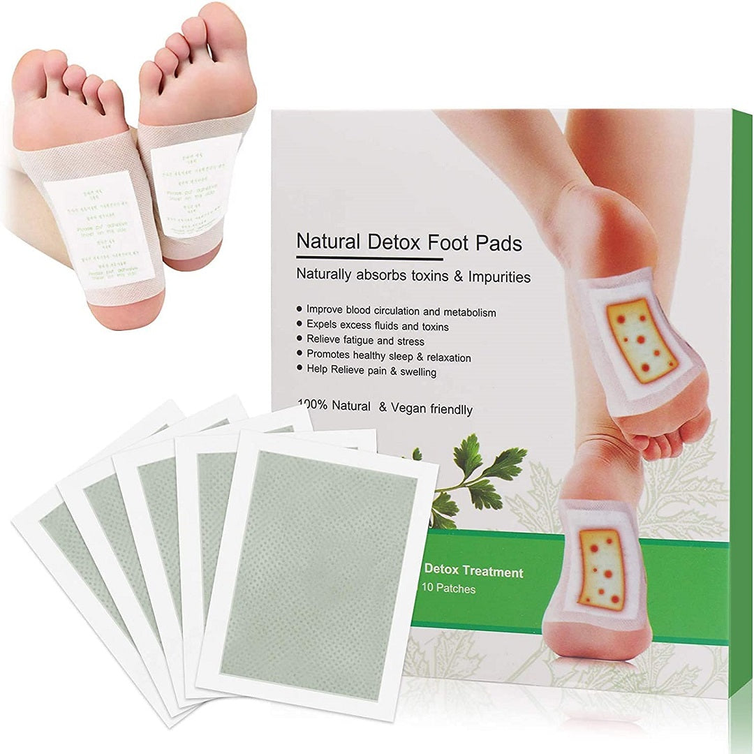 ALIVER Toxin Removal Detox Foot Patches, 10 pcs