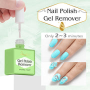 Reviglam Gel Nail Polish Remover and Cuticle Oil Manicure Kit Soak Off Fast Moisturizer Instant Nails Strength Easy to Use
