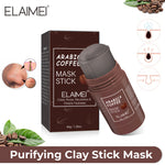 ELAIMEI Arabica Coffee Purifying Clay Mask Stick, 40g