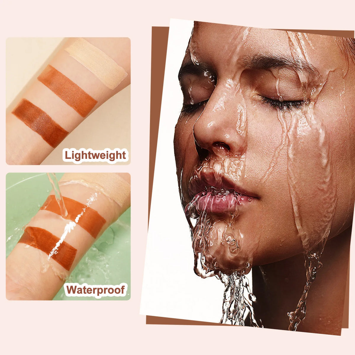 ALIVER Full Coverage Colour Changing Concealer, Coffee Color