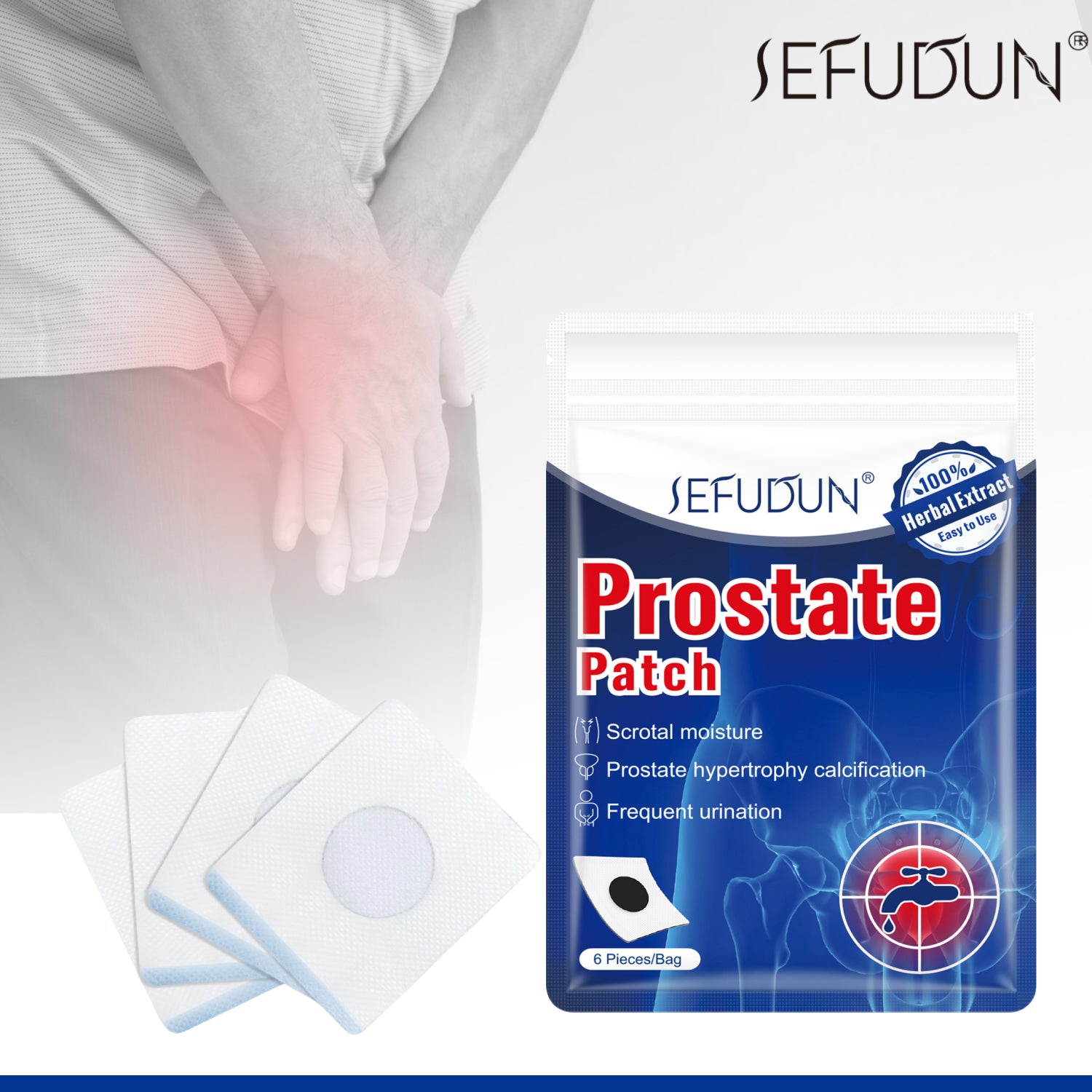 SEFUDUN Prostate Patches, 6pcs