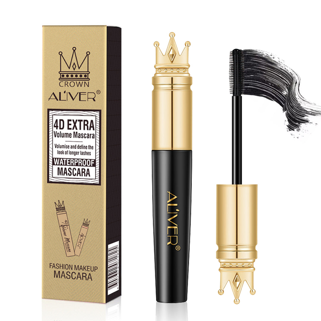 ALIVER Waterproof 4D Eyelash Volume Mascara, Black