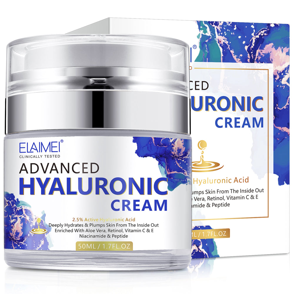ELAIMEI Pure Hyaluronic Acid Cream for Face, 50ml