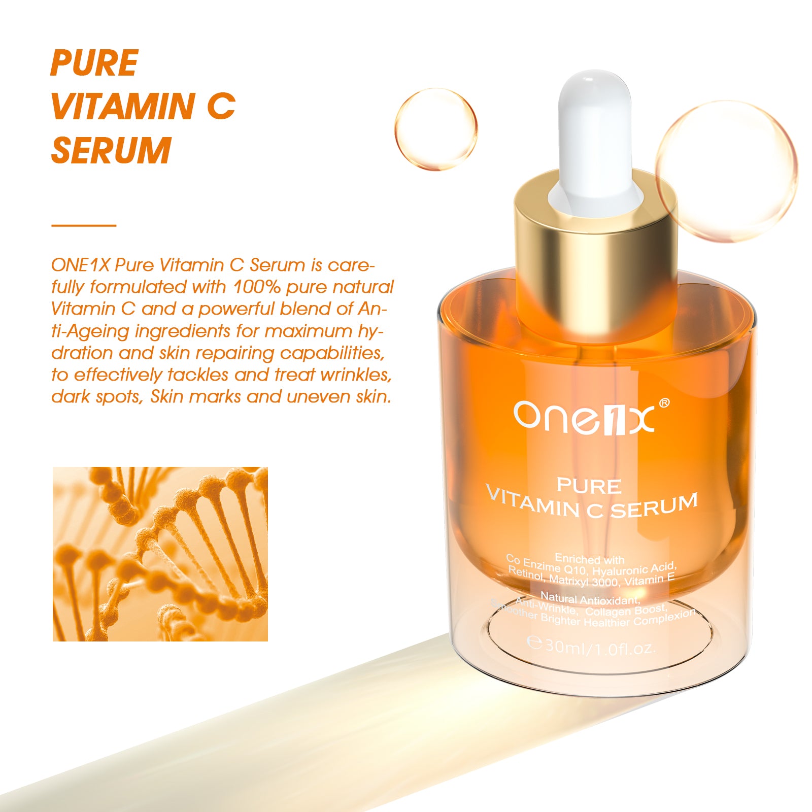 ONE1X Pure Vitamin C Serum, 30ml