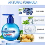 SEFUDUN Whitening Toothpaste for Stain Removal, 110ml (Blueberry)