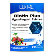 ELAIMEI Biotin Plus Vitamin Patches, 60pcs
