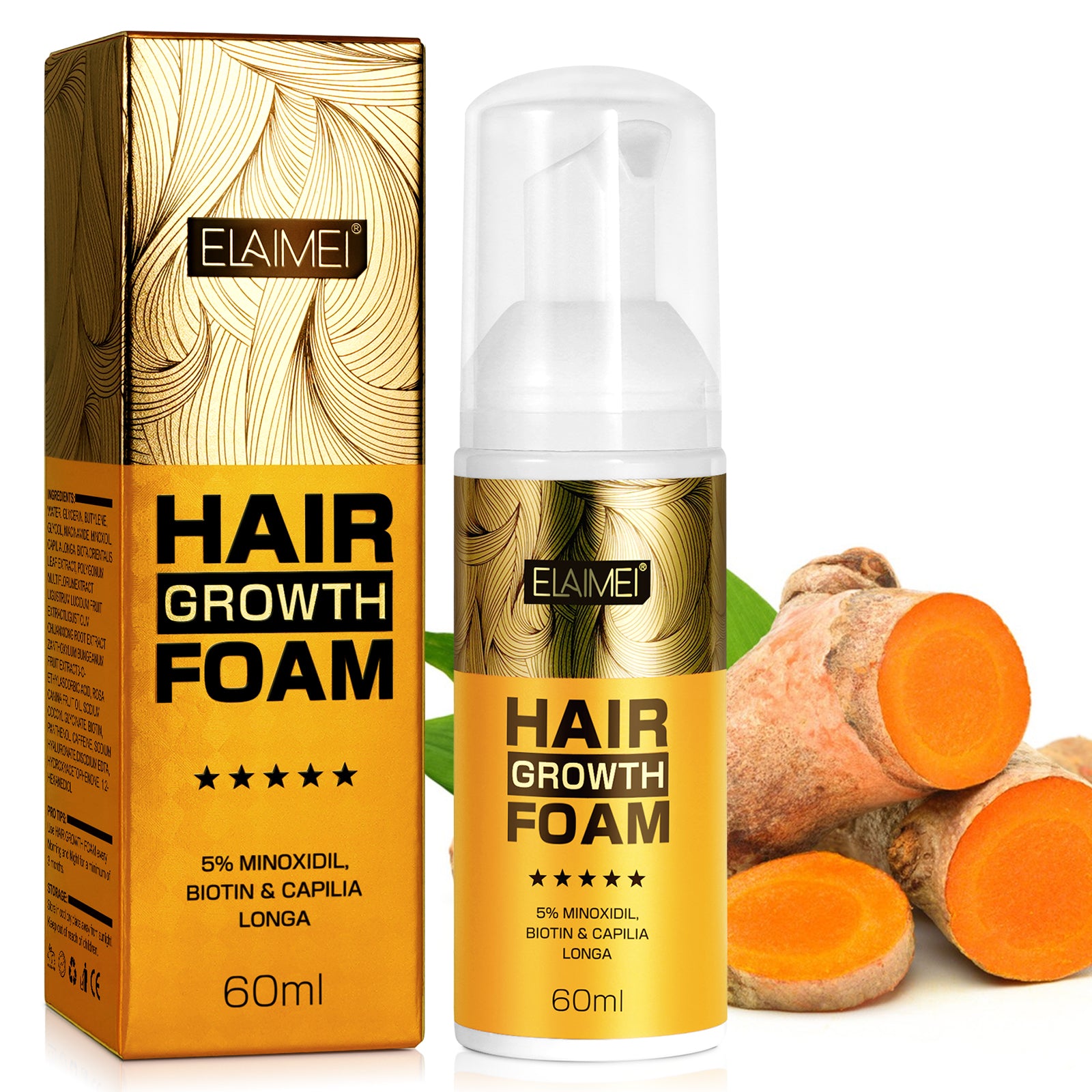 ELAIMEI Hair Regrowth Foam, 60ml