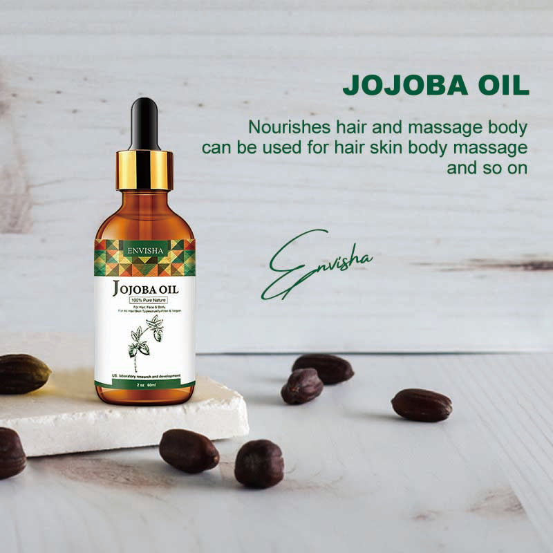 ENVISHA 100% Pure & Natural Jojoba Oil, 60ml