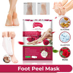 Aliver Rose Soft Foot Peel Mask for Feet Dead Skin Remover