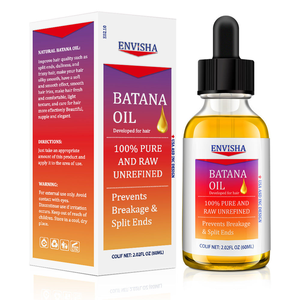 ENVISHA 100% Pure & Raw Unrefined Batana Oil, 60ml