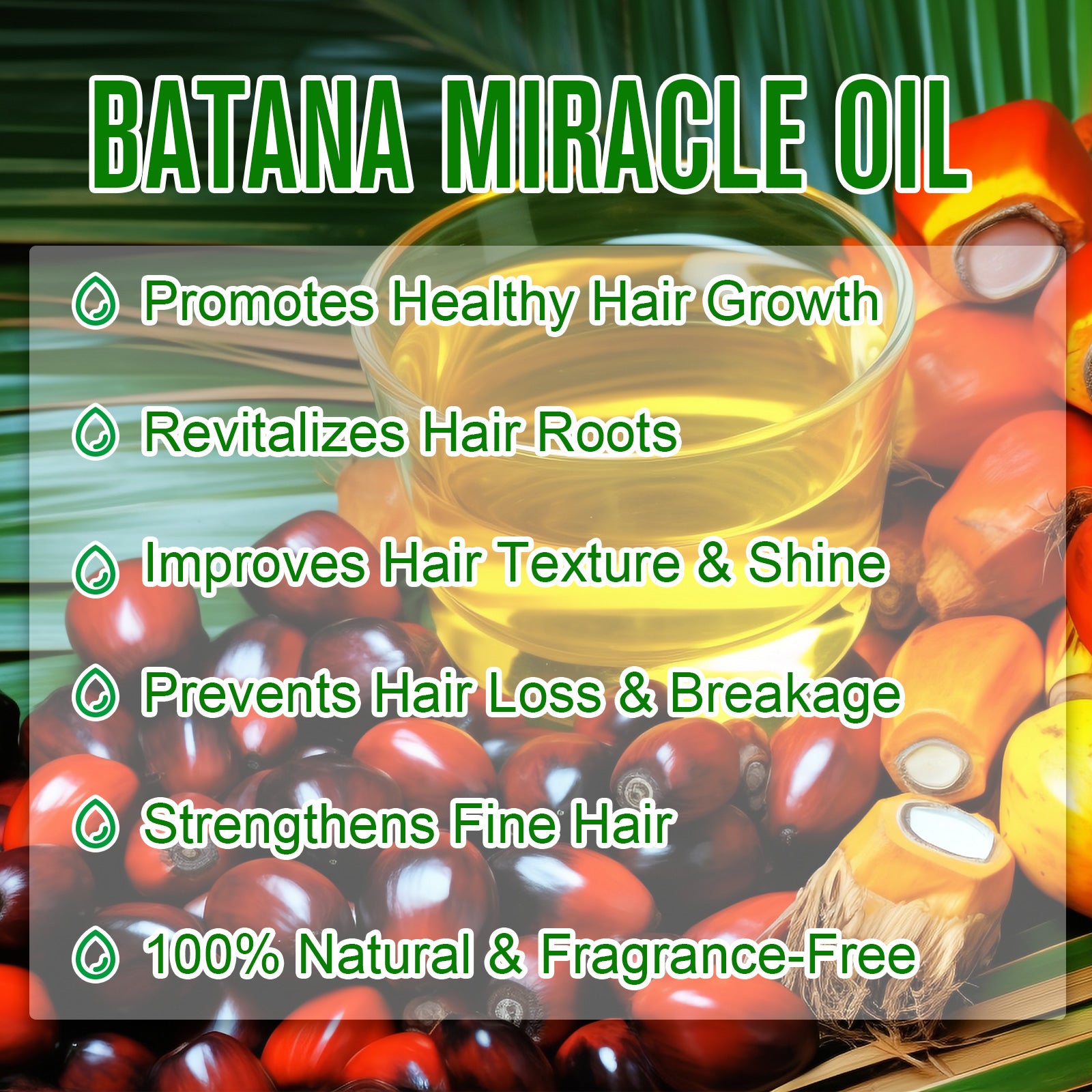 ALIVER Natural Batana Oil for Hair Growth, Skin & Body, 60ml