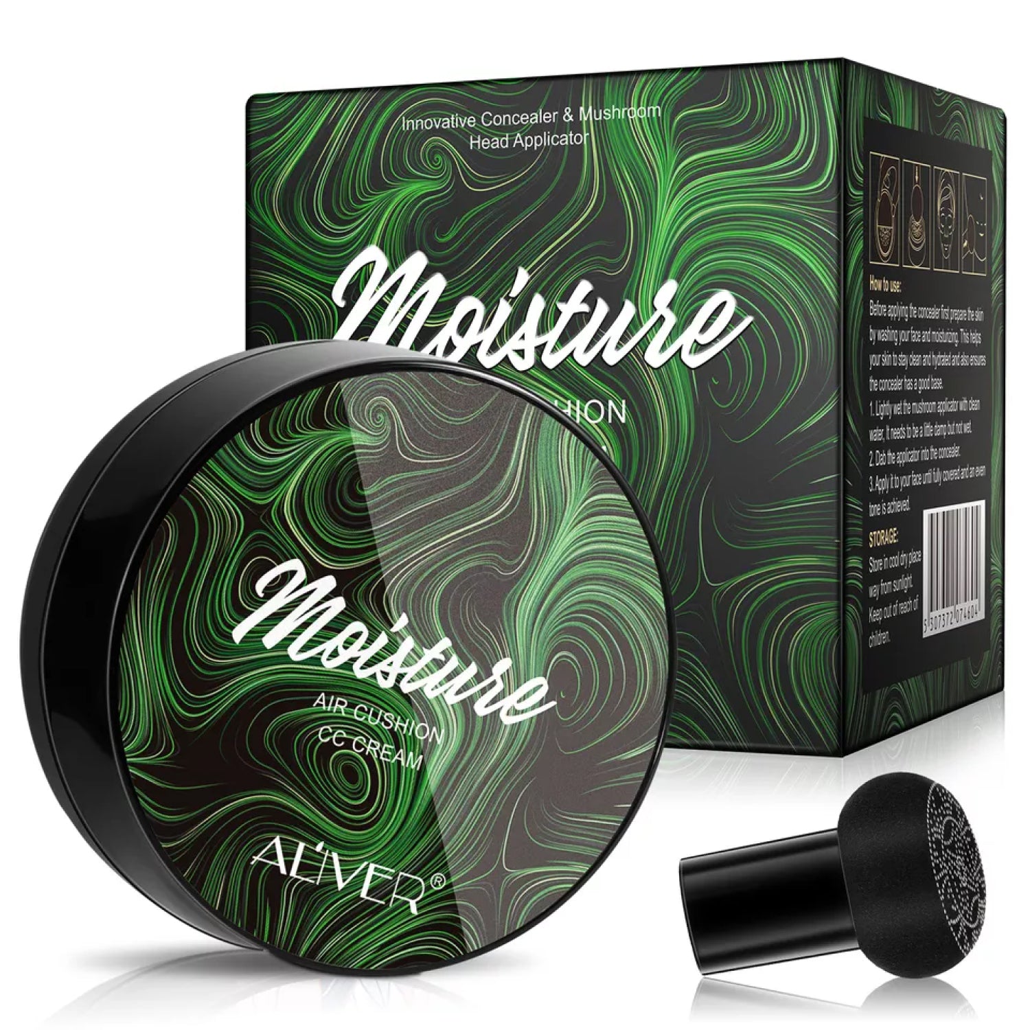 ALIVER Air Cushion CC Cream Foundation, Natural