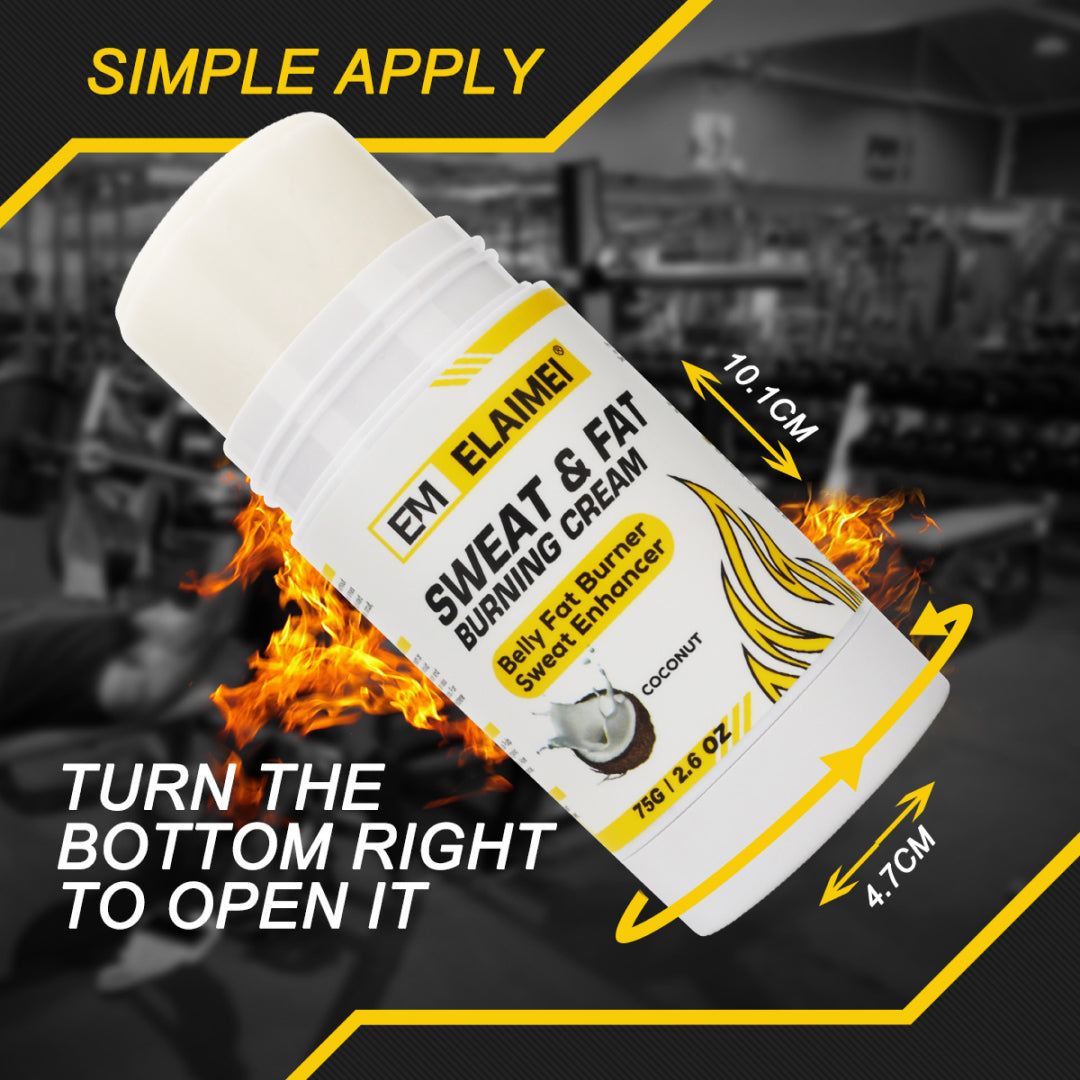 ELAIMEI Hot Sweat & Fat Burning Body Cream, Coconut