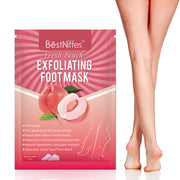 BestNiffes Exfoliating Foot Peel Mask, Fresh Peach